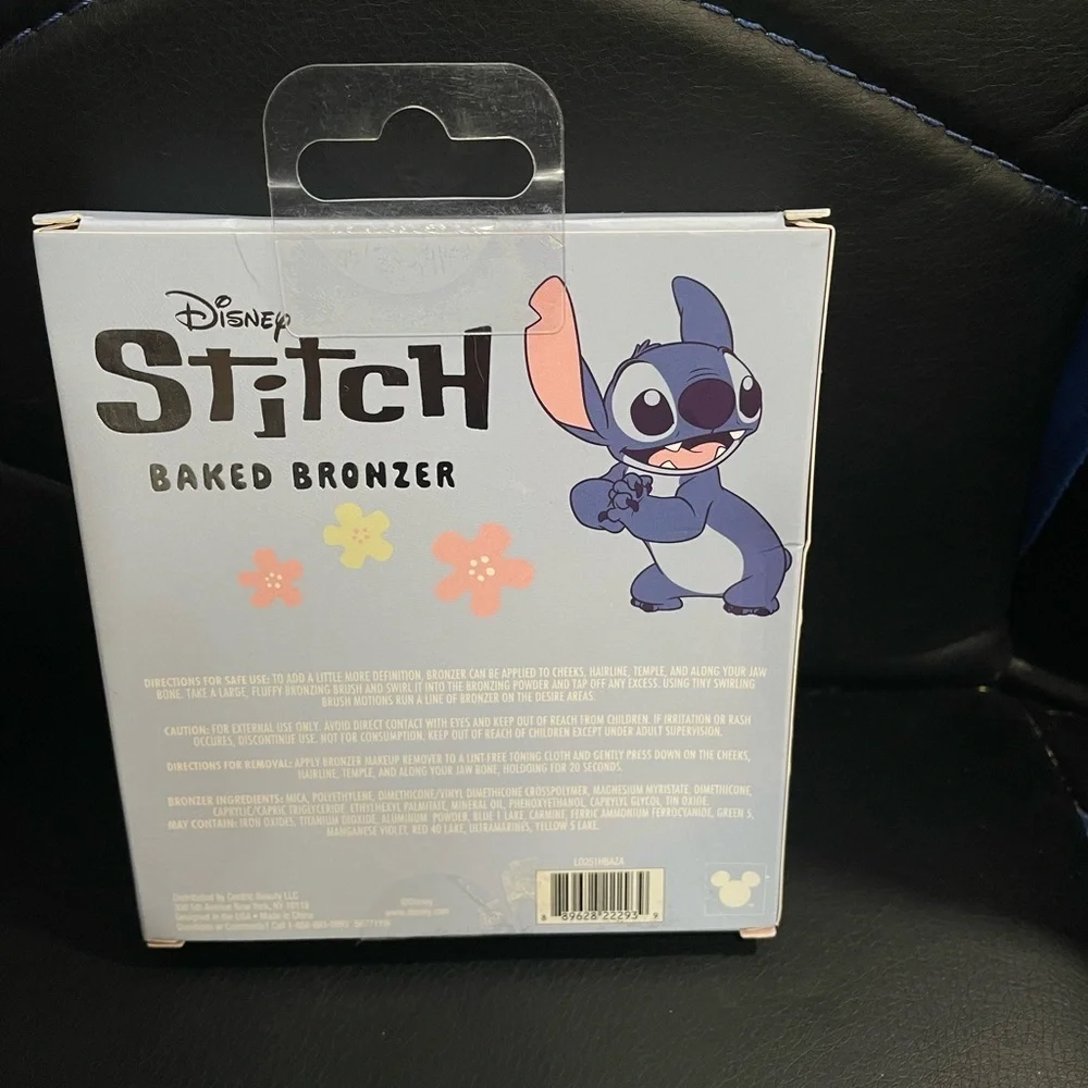 Disney Stitch Baked Bronzer with Blue and Pink Accents